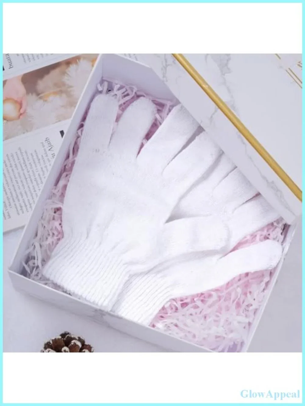 12 Pack Winter Knit Stretchy Gloves for Women Men Acrylic Warm